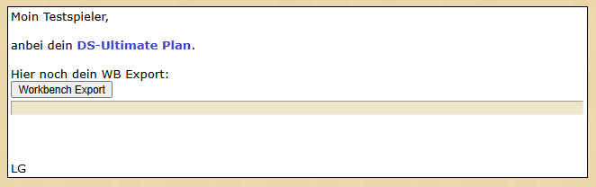 Beispiel einer fertigen Ingame-Nachricht