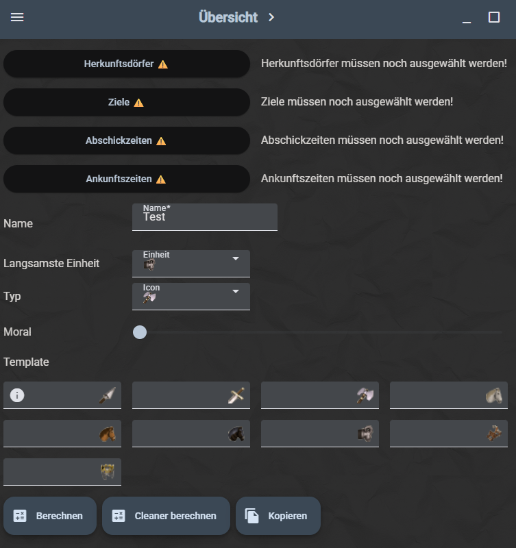 Übersicht Einzelplan