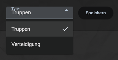 Truppenimport in TW-Forge